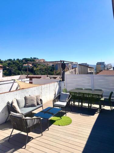 El Coll Apartment | Penthouse with amazing terrace, 9p 3bd