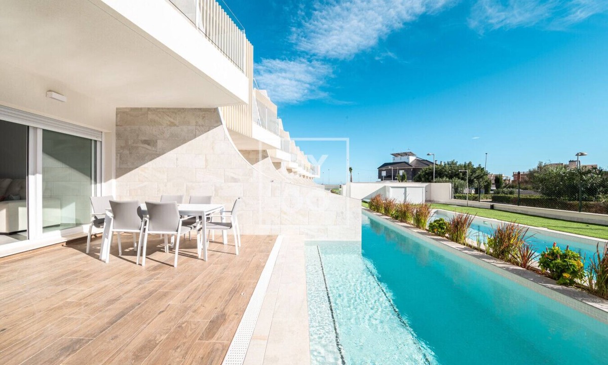 Pilar de la Horadada Apartment | Pilar Poolside Living, luxury swim-up apt, ground-floor - by Oyoostays