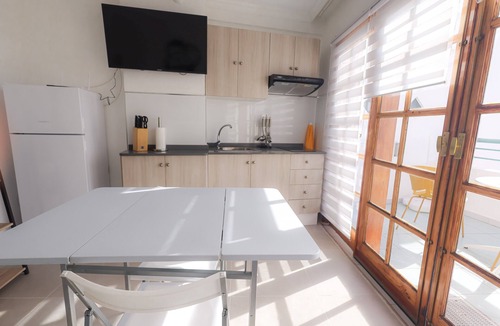 Puerto Naos Apartment | Apartment 'Playa Delphin 402' with Sea View, Balcony and Wi-Fi