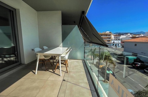 El Morche Apartment | Apartment "Sunrise Panorama" with Sea View, Pool, Wi-Fi, Balcony & Terrace