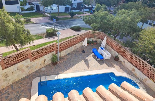 Torrequebrada Apartment | Bright apartment in a villa with heated swimming pool