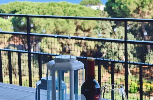 Calella de Palafrugell Apartment | Calella de Palafrugell Sea View Apt | Pool Terrace - Tennis
