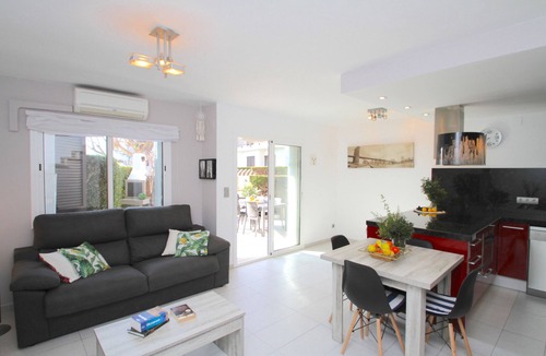 Miami Platja Ski Chalet | CALETA townhouse 1st line to the sea, communal swimming pool