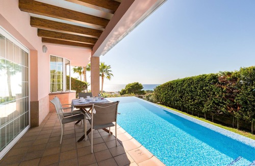 Sant Jaume Mediterrani Villa | Family-friendly Villa Mirador with Sea View, Wi-Fi, Balcony, Garden, Terraces & Pool