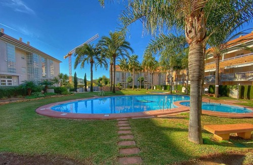 Platja de l'Arenal Apartment | Golden Gardens Apartment with pool and gym near the Arenal beach and amenities