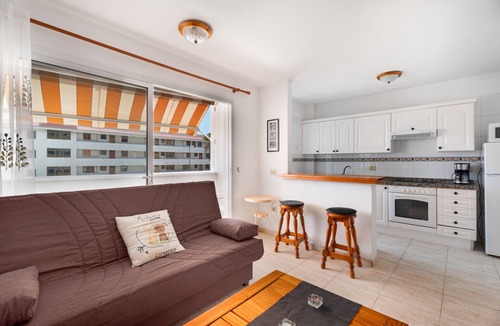 Los Cristianos Apartment | Holiday Apartment 'Central Los Cristianos' with Mountain View, Pool and Wi-Fi