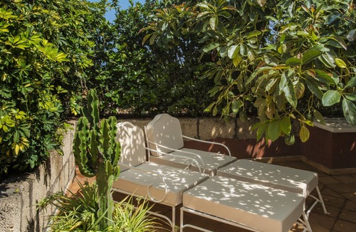 Las Cuevas Apartment | Loft with ocean, Teide and banana tree views