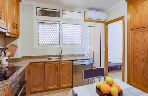 La Zenia Apartment | Look out over the sea from the balcony of this spacious apartment and relax.