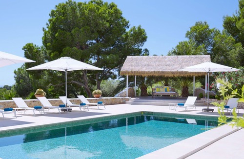 Sant Josep de sa Talaia Villa | My Rental Homes - Villa Jules with private pool, sea view and garden