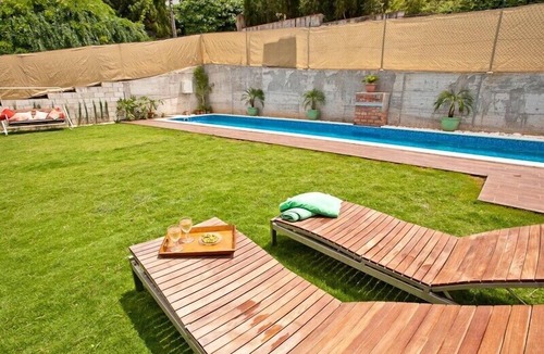 Triana Apartment | Nice studio with pool (16 * 3m salt water/no chlorine), Wifi and garden