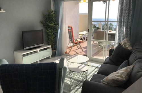 Chimenea Apartment | Sunny Apartment on Burriana Beach with Sea View, Balcony, Wi-Fi & A/C