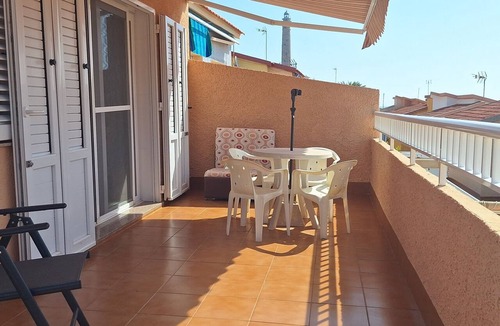 Cabo de Palos House | Terraced house with garden and terrace overlooking the sea in Cabo de Palos.