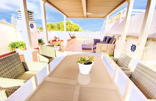 Comarruga Apartment | TheHavenEscape Penthouse Pool & Sea View near Barcelona