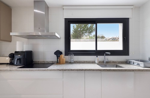 Sant Josep de sa Talaia Villa | Villa 'Ca Sa Roca' with Mountain View, Wi-Fi and Air Conditioning