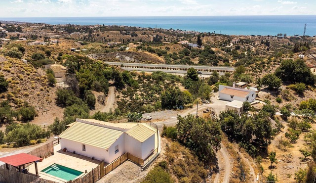 Beach front home in Benajarafe