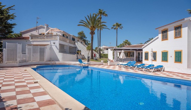 Family Apartment in Cap d'Artrutx with Pool and Private Terrace