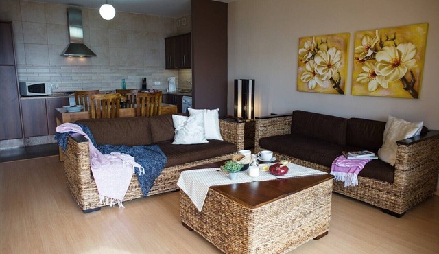 One bedroom, SEA VIEW, HEATED POOL, Heating, Free wif, Big terrace, (2)